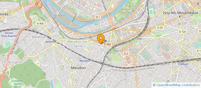 localisation de l'entreprise LA LICORNE à MEUDON