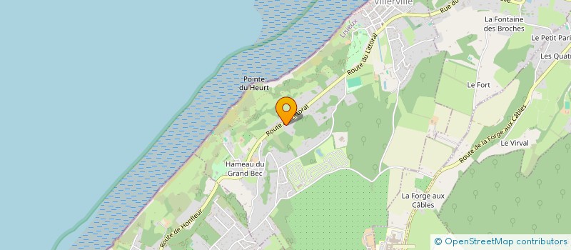 localisation de l'entreprise LA LICORNE  VILLERVILLE