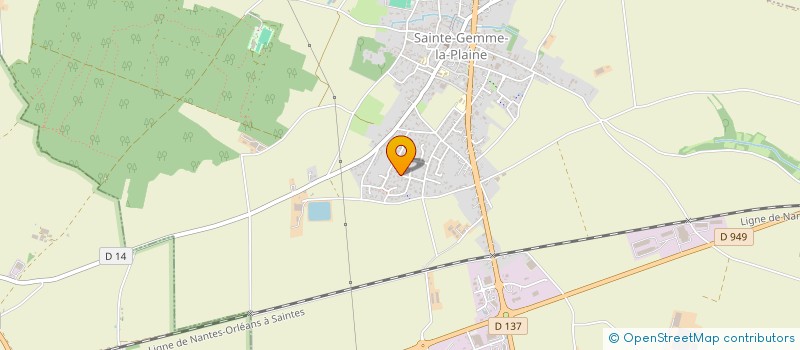 localisation de l'entreprise LA LICORNE  SAINTE-GEMME-LA-PLAINE