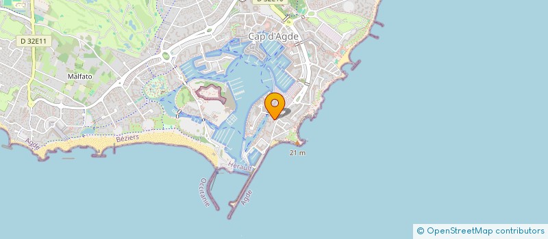 localisation de l'entreprise LA LICORNE  AGDE