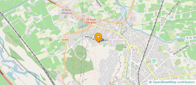 localisation de l'entreprise LA LICORNE  CAVAILLON