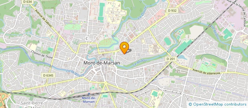 localisation de l'entreprise LA LICORNE à MONT-DE-MARSAN