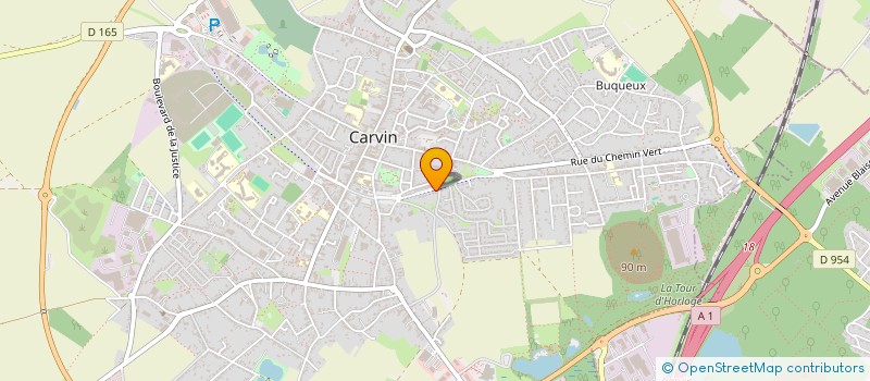 localisation de l'entreprise LA LICORNE  CARVIN