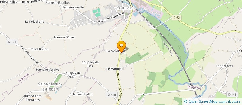 localisation de l'entreprise LA LICORNE  ROCHEVILLE