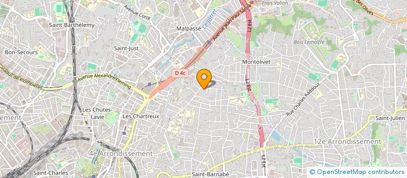 localisation de l'entreprise LA LICORNE à MARSEILLE