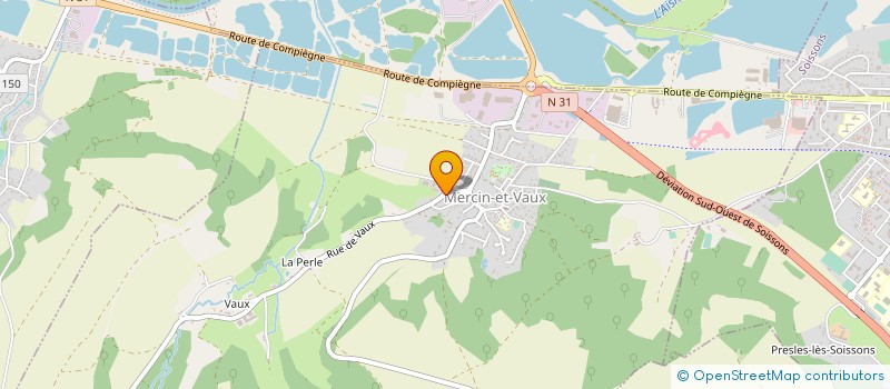 localisation de l'entreprise LA LICORNE  MERCIN-ET-VAUX