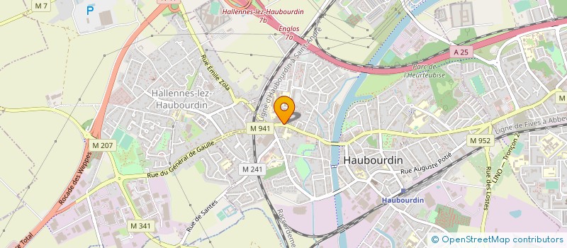 localisation de l'entreprise LA LICORNE  HAUBOURDIN