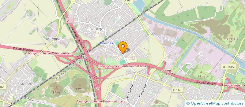 localisation de l'entreprise LA LICORNE A  DOURGES