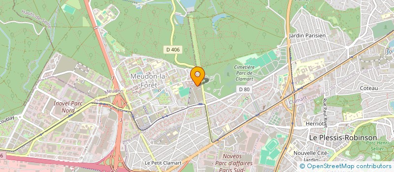 localisation de l'entreprise LA LICORNE AILEE à CLAMART