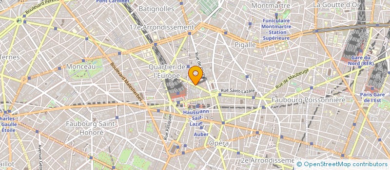 localisation de l'entreprise LA LICORNE COMPAGNIE DE REASSURANCES à PARIS