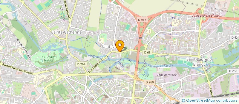 localisation de l'entreprise LA LICORNE D'ASCANE  SAINT-NICOLAS