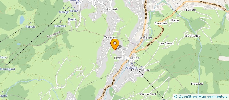 localisation de l'entreprise LA LICORNE DU LEMAN  DEMI-QUARTIER