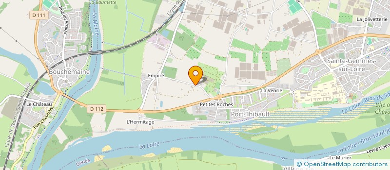 localisation de l'entreprise LA LICORNE ENCHANTEE  SAINTE-GEMMES-SUR-LOIRE