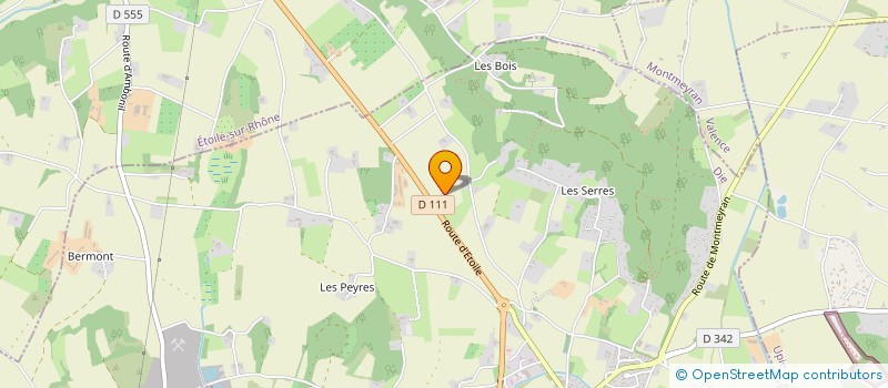 localisation de l'entreprise LA LICORNE HOLDING  MONTOISON