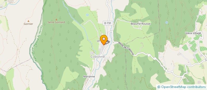 localisation de l'entreprise LA LIESSE  COBONNE