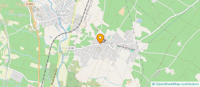localisation de l'entreprise LA LIEURANNAISE à LIEURAN-LES-BEZIERS