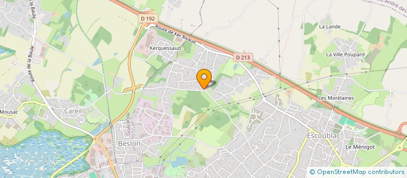 localisation de l'entreprise LA LIEUTENANTE  LA BAULE-ESCOUBLAC