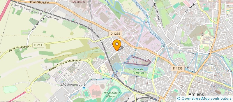 localisation de l'entreprise LA LIGA à AMIENS
