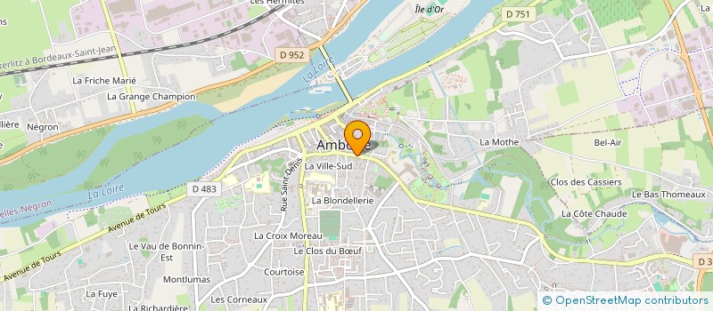 localisation de l'entreprise LA LIGER  AMBOISE