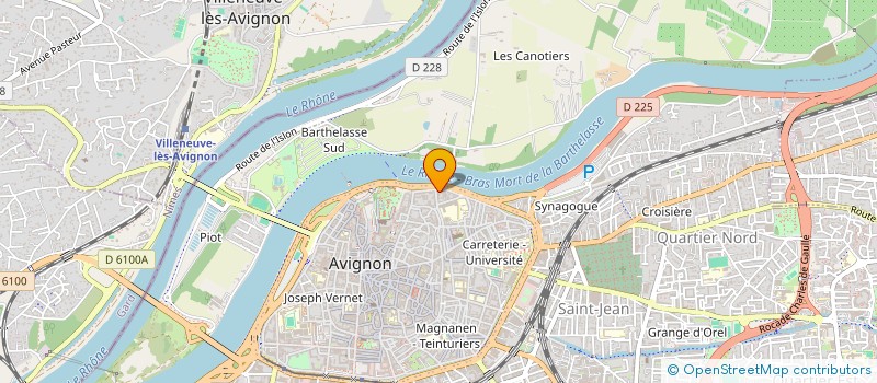 localisation de l'entreprise LA LIGNE à AVIGNON