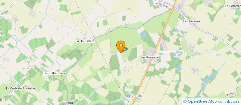 localisation de l'entreprise LA LIGNE CARREE  VALLET