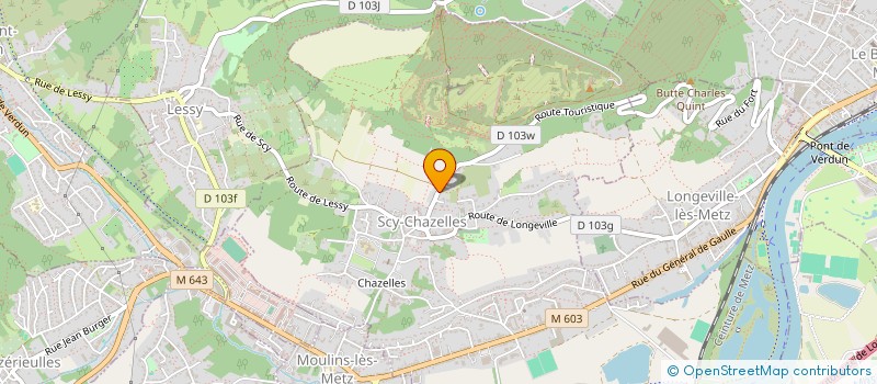 localisation de l'entreprise LA LIGNE CLAIRE  SCY-CHAZELLES