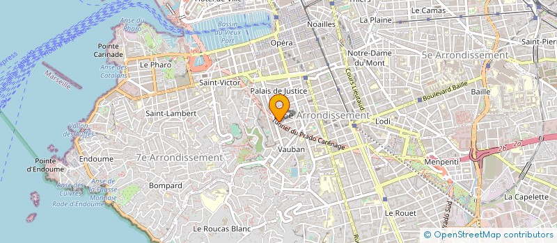 localisation de l'entreprise LA LIGNE CLAIRE à MARSEILLE