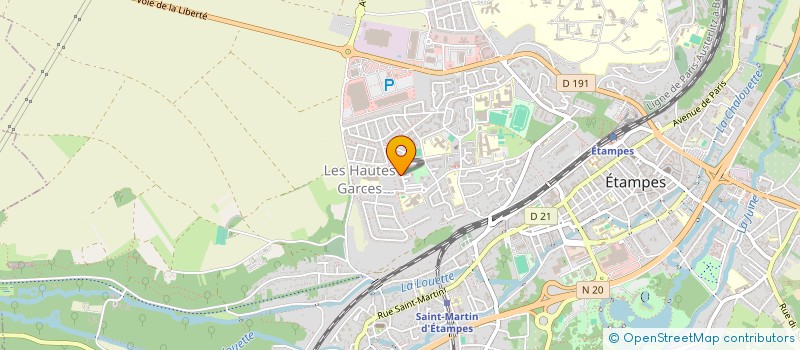 localisation de l'entreprise LA LIGNE D ACCORD  ETAMPES