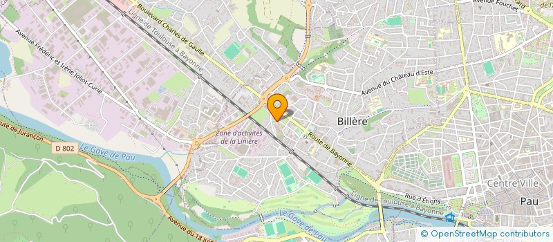 localisation de l'entreprise LA LIGNE DE DESIR à BILLERE