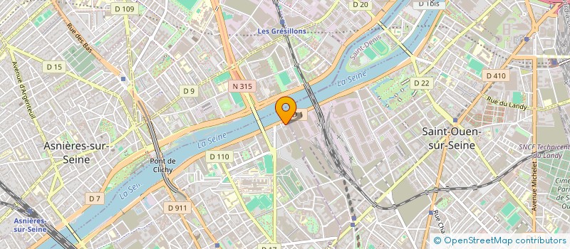 localisation de l'entreprise LA LIGNE DE VALERIE à CLICHY