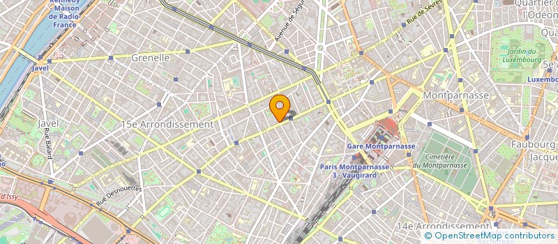 localisation de l'entreprise LA LIGNE ROUGE  PARIS