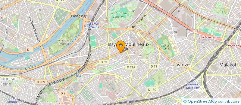 localisation de l'entreprise LA LIGNE VERTE à ISSY-LES-MOULINEAUX