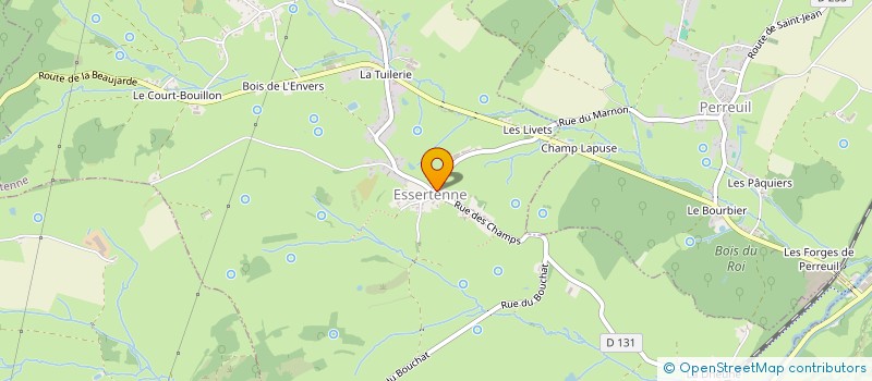 localisation de l'entreprise LA LIGNE VERTE  ESSERTENNE