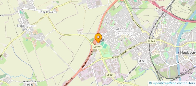 localisation de l'entreprise LA LIGNY  ESCOBECQUES