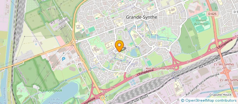 localisation de l'entreprise LA LIGUE D'IMPRO GRAND-SYNTHOISE  GRANDE-SYNTHE