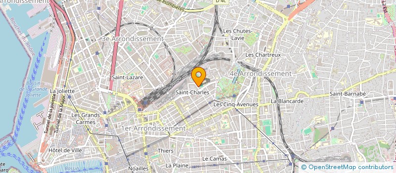 localisation de l'entreprise LA LIGUE D'IMPROVISATION PHOCEENNE  LE ROVE