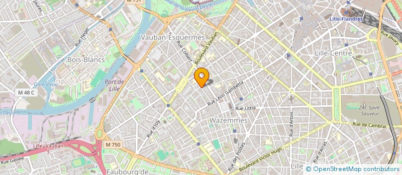 localisation de l'entreprise LA LIGUE DE DEFENSE DES VALEURS REPUBLICAINES DES HAUTS DE FRANCE à LILLE