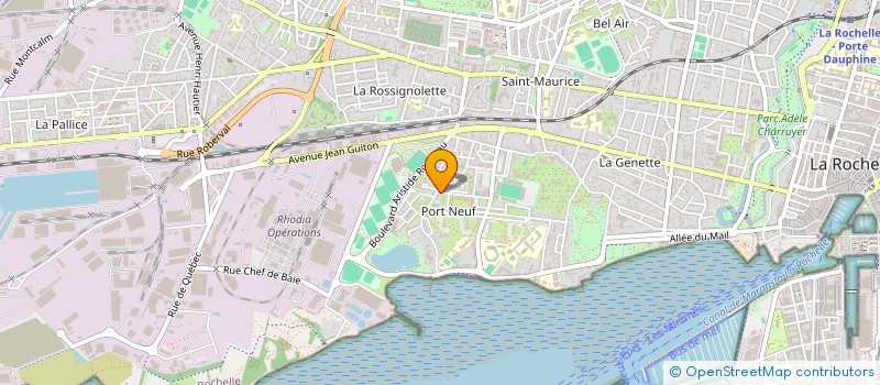 localisation de l'entreprise LA LIGUE DE L ENSEIGNEMENT CHARENTE MARITIME  LA ROCHELLE