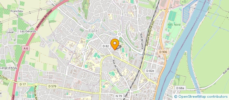 localisation de l'entreprise LA LIGUE DE L ENSEIGNEMENT DE SAONE ET LOIRE à MACON