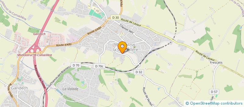 localisation de l'entreprise LA LIGUE DE LOISIR GEOGRAPHIQUE  MONTASTRUC-LA-CONSEILLERE