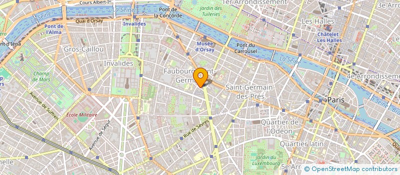 localisation de l'entreprise LA LIGUE DES ETUDIANTS DU COEUR  PARIS