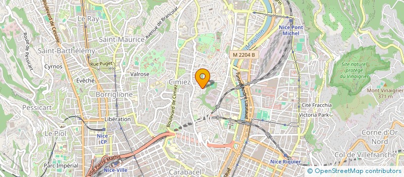 localisation de l'entreprise LA LIGUE DES JEUNES NICOIS à NICE