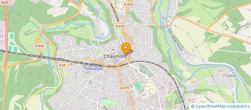 localisation de l'entreprise LA LIGUE DES OMBRES à CHAUMONT