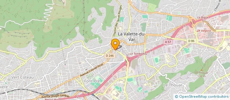 localisation de l'entreprise LA LIGUE DES PARENTS DU VAR à TOULON