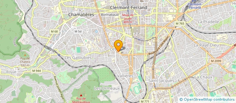 localisation de l'entreprise LA LIGUE POUR L OEUVRE REPUBLICAINE  CLERMONT-FERRAND