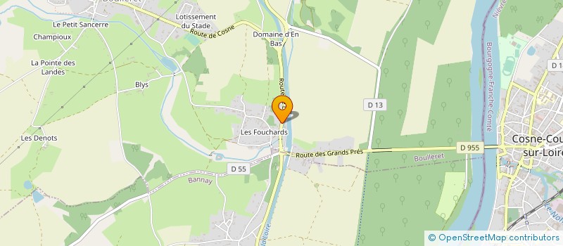 localisation de l'entreprise LA LIGURIE II  SAINTE-GEMME-EN-SANCERROIS