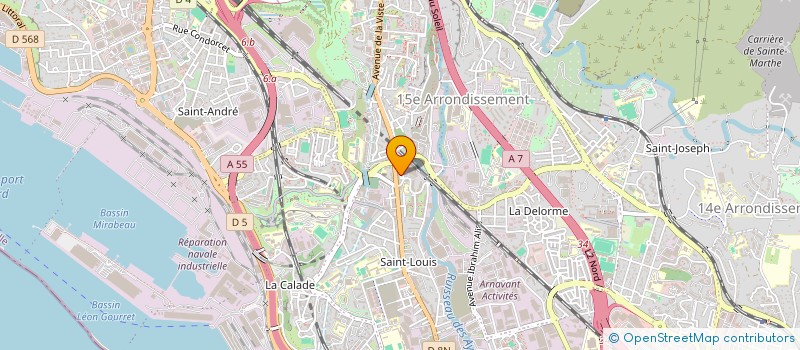 localisation de l'entreprise LA LIMANDIERE à MARSEILLE