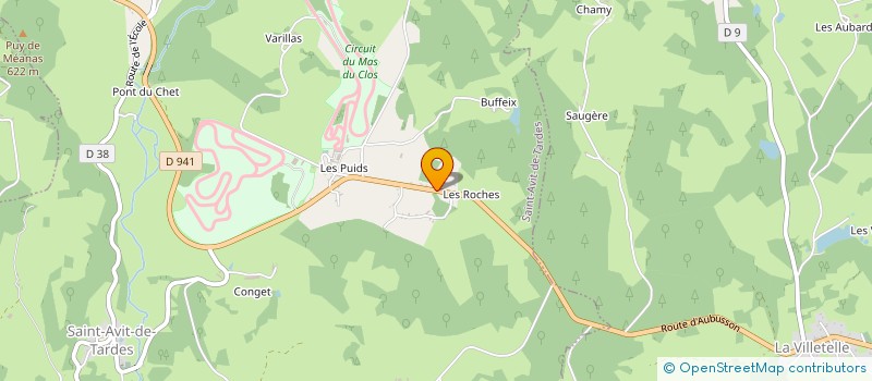 localisation de l'entreprise LA LIMOUSINE BC à SAINT-MEDARD-LA-ROCHETTE