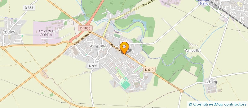 localisation de l'entreprise LA LIMOUSINE SARTHOISE  GUIGNES