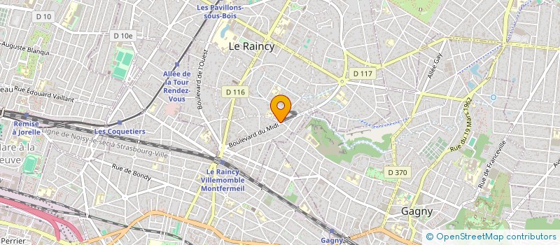 localisation de l'entreprise LA LIMPIDE à LE RAINCY